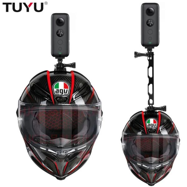 Acessórios Tuyu Insta 360 One X Sports Camera Motorcycle Helmet Stand para Insta 360 One X Ski Helmet Stand Extreme Sports Acessórios