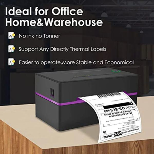 Pads exprimieren Drucker ein einzelner elektronischer Seite Einmaler Thermal -Etikett -Drucker -Garnelen -Drucker -Büroversorgungen