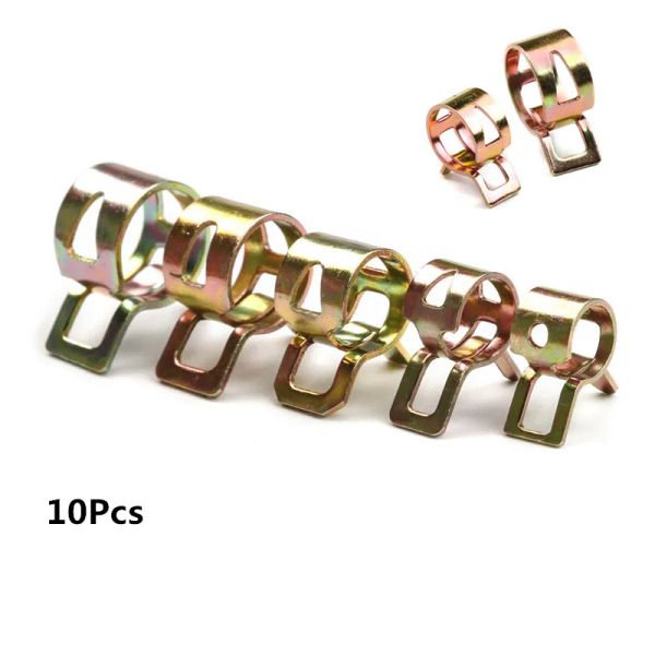 10pcs Yay Bant Yakıt Hortum Klipsleri Kelepçe Silikon Boru Kelepçesi Yeniden Kullanılabilir İsteğe Bağlı Klipsi 6mm 7mm 8mm 9mm 10mm 11mm 12mm 13mm 14mm 15mm