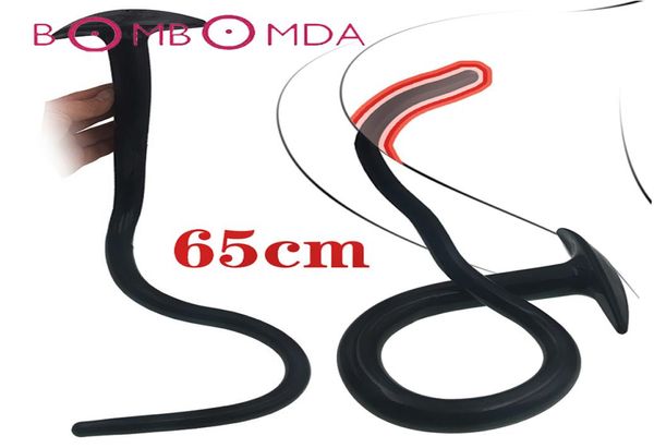 Plug del sedere in silicone super lungo ano ano ano masturbatore di dilatatore massaggio prostata giocattoli sexy per uomo donna gay beauty oggetti1153521