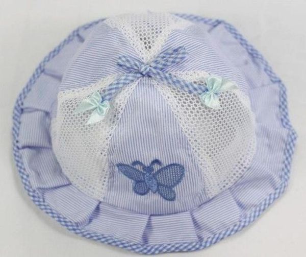 Baumwollkampf -Netzwerk Kinderbuckelhüte Baby Sonnenhut Baby Hut Baby Sonne Bonnet50pcslot6143230