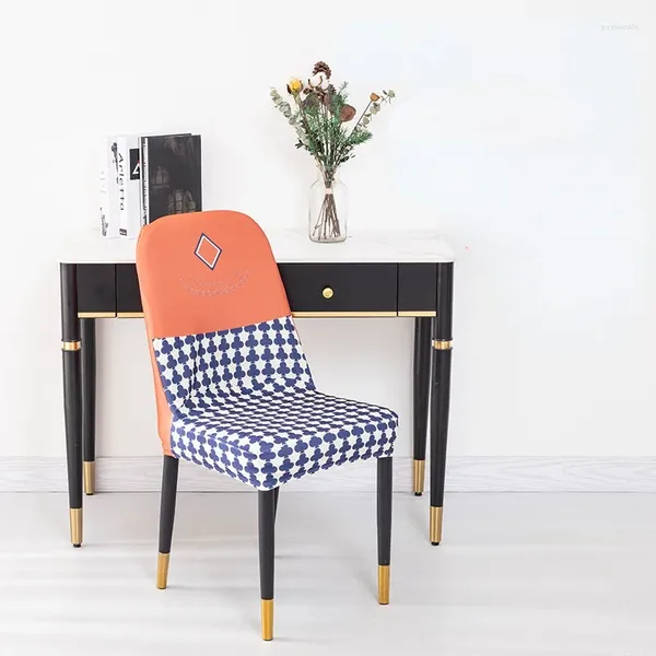 Coperture per sedie Coperchio rimovibile per sala da pranzo Case di copertura da cucina Elastico tratto elastico