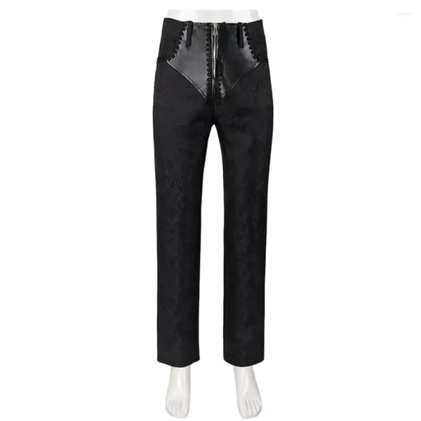 Calça masculina gótica Halloween Vampire Cosplay Cosque