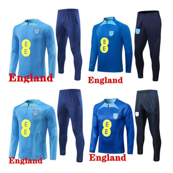 22 23 24 Englands Tracksuit Soccer Jersey Training Anzug Kane Sterling Sancho 23 24 25 Herren Kids National Football Trails Kit Survetement Sportswear