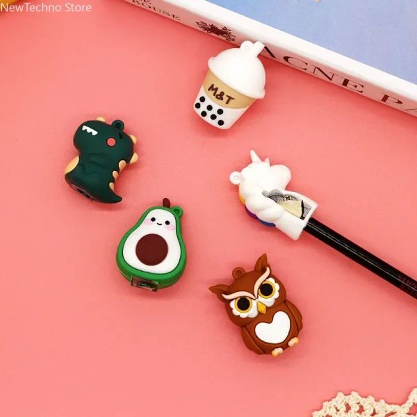 3D Modelagem de animais FONCA LEVAGEM ALUNOS ESCOLA DE ESCOLA PLÁSTICA PLÁSTICO SILICONE TRINKET CRIANÇAS KAWAII PENKIFE