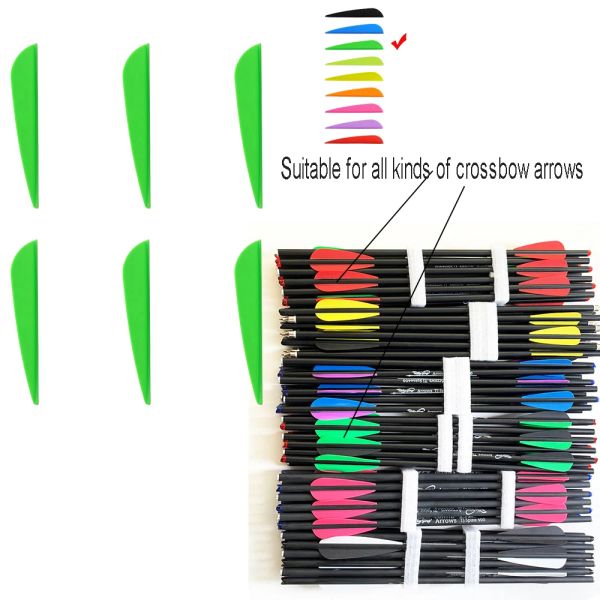 (50pack) 9 cores Arrow Fletching Arco e flechas palhetas Fletches 2 polegadas TPU Fletching para caça de seta de seta