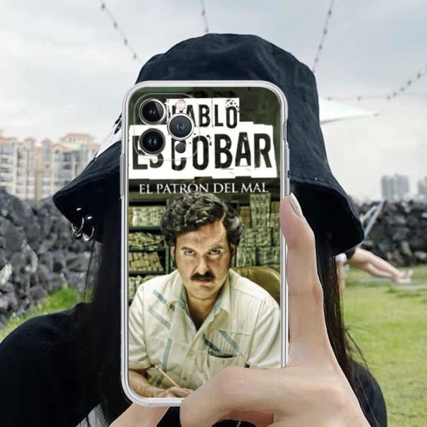 Narcos TV -Serie Pablo Escobar Telefon Hülle für iPhone 15 14 11 12 13 Mini Pro XS Max Cover 6 7 8 plus XR SE 2020 Funda Shell