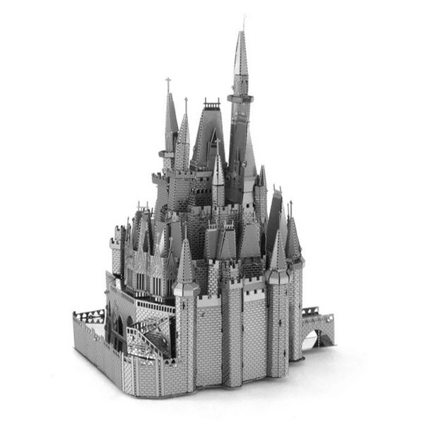 CASTLELA DE Cinderela 3d Metal Puzzle Blocks Kit DIY mecha para adolescentes homens Hobbies Toys Great Gifts#