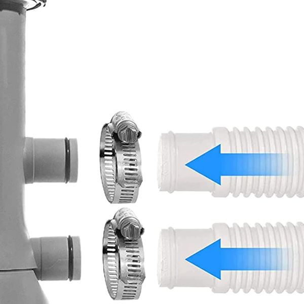 Tambuco di sostituzione della piscina per piscine per piscine fuori terra, sostituzione del tubo della pompa del filtro da 1,25 pollici di diametro