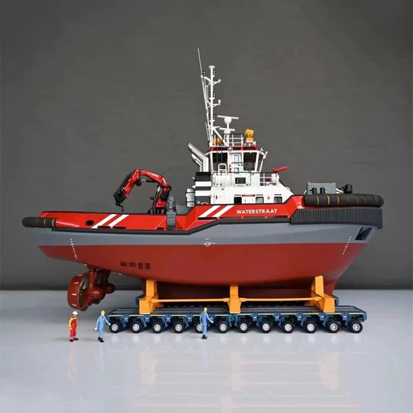 Damen 2810 RC Tugboat 1/48 Montaj Kiti Gemi Modeli Ölçek Tekne Reçine Hull DIY