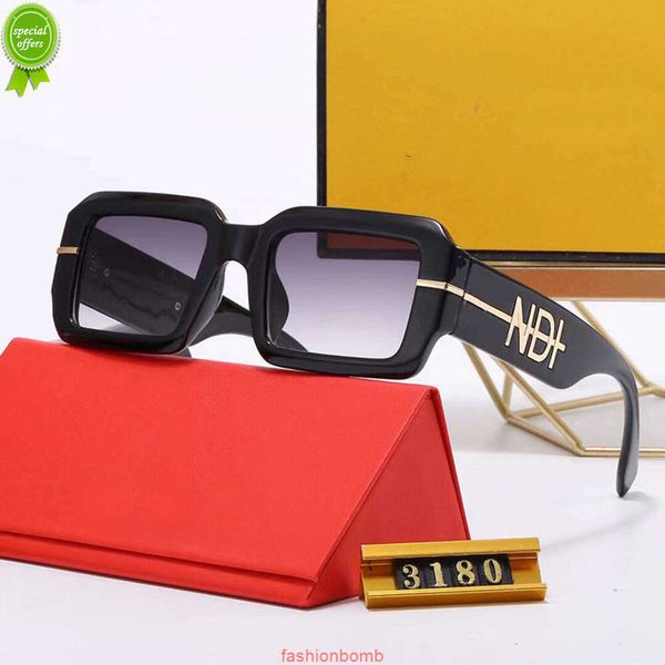 Óculos de sol designers femininos f Square Retro Mans Glass de sol ao ar livre Os óculos de férias de praia para mulher masculino de sol Óculos Skaj