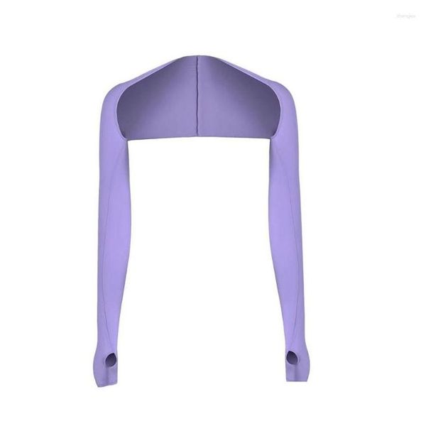 Ellbogenkniegelads die Feste Farbe langer Manschette für Männer UV -Schutzhülle Schals Eis Silk Ärmel