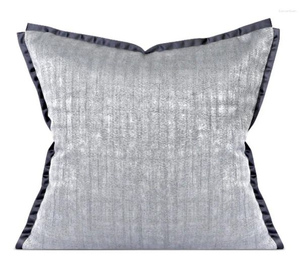 Travesseiro moda cool cinza abstrato abstrato decorativo travesseiro/almofadas estojo 30x50 45 50 55 Decoração de casa da capa moderna européia