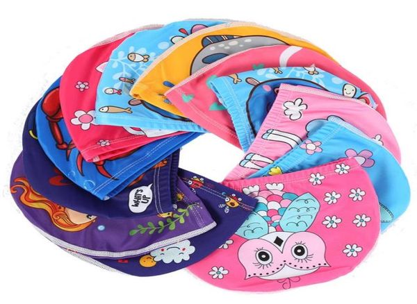 Kid Swim Cap Boys Girls Mermaid Piscina Hat de Crianças Crianças Cartoon Captos de Animal Caps Criança de Criança Praia6196645