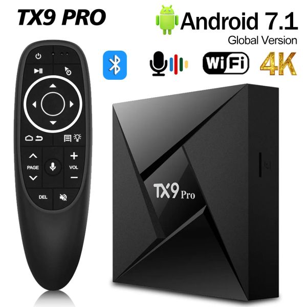 Box Tanix Tx9 Pro Smart TV Box Android 7.1 S912 OCTA CORE 2GB 16G Smart Set Top Boxes PK TX9s Fast Box