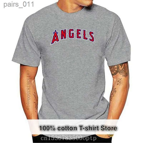 Herren-Casual-Shirts Top Los Angeles Angel Magnificent Cotton T-Shirt Mens Baseball Neue M5300 Sommer Cool und Fun Vintage YQ240409