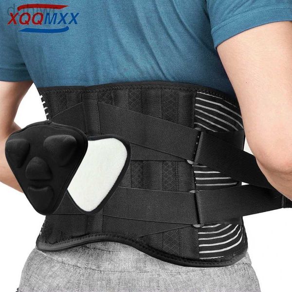 Rückengürtel Rückenstütze Gürtel für Rückenschmerzen Erleichterung mit Lendenpolster unterer Rückenschnelle für Männer Frauen Anti-Skid-Lendenwirbelsäule für Ischias 240409