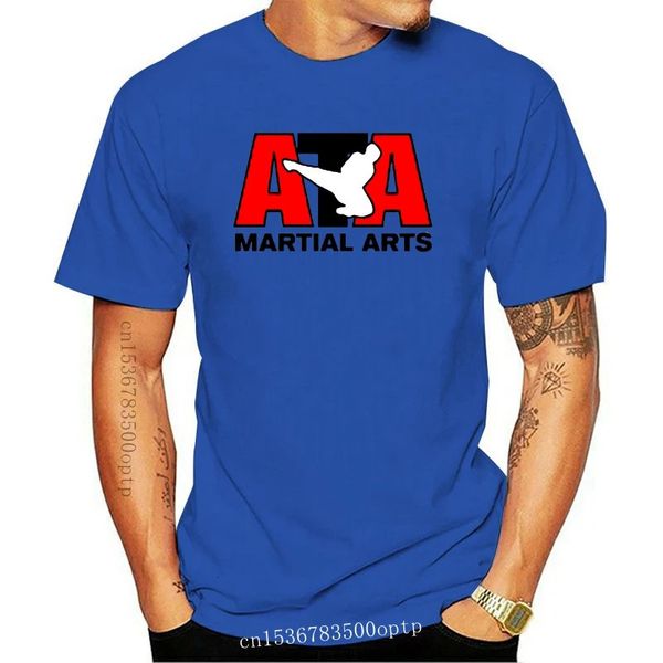 ATA Taekwondo Martials Arts Men Tamanho da camiseta branca s a 3xl 240409