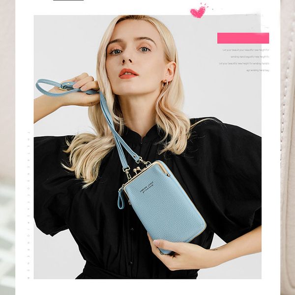 Designer Handbag cellulare Bagla trasversale Borsa a tracolla regolabile spalla portava portatile portatile vari colori borse di moda sacca frizione semplice