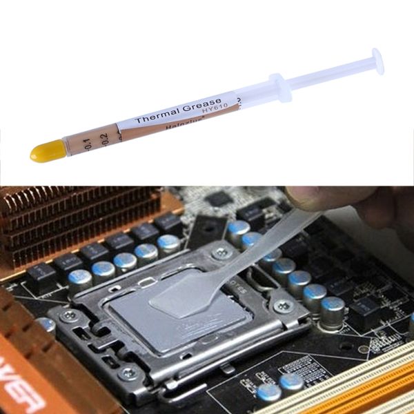 Thermalpaste Silikongel Heasink Grease Professionelle Verbundkühlkörper für Laptop-CPU-Prozessor Hy610-TU05A 45ba