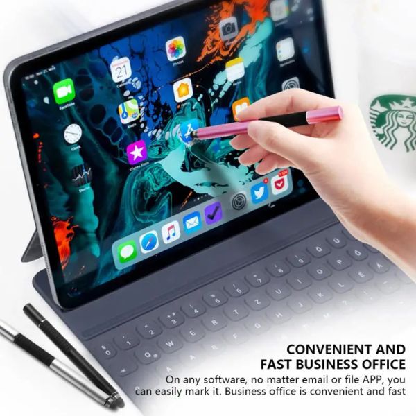 1 ~ 10pcs Stylus Pen per iPad Android per penna touchscreen capacitiva per la scrittura di disegno a testa morbida per smartphonestablets