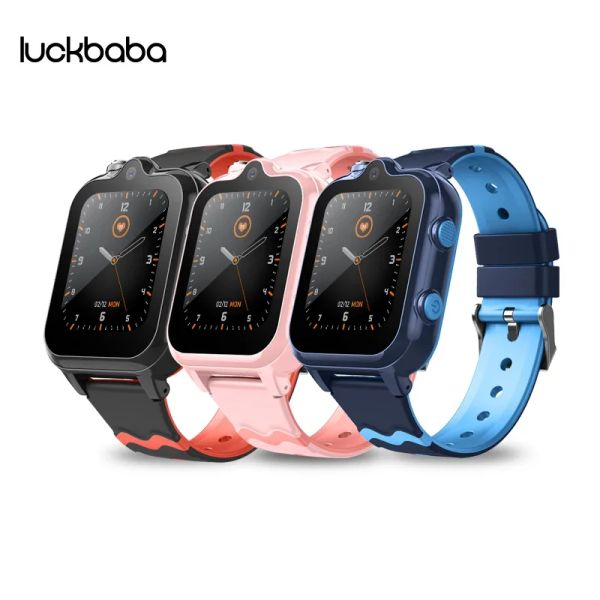 2024 Hot Smart 4G GPS WiFi Tracker Suchen Sie Kinderstudenten Remote Dual Camera Voice Monitor Smartwatch SOS Videoanruf Android 8.1 Telefon Uhr