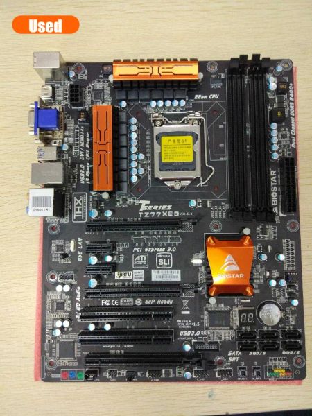 Placas -mãe bioStar TZ77XE3 Soquete de sobrefrequência da placa -mãe 1155 32GB DDR3 i7 i5 i3