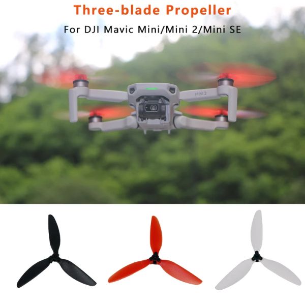 Drohnen Dreiblade -Propeller für DJI Mavic Mini/Mini 2/Mini SE Drohne Leichte Gewicht Requisiten Klingen Ersatzflügel -Lüfter Teile Zubehör