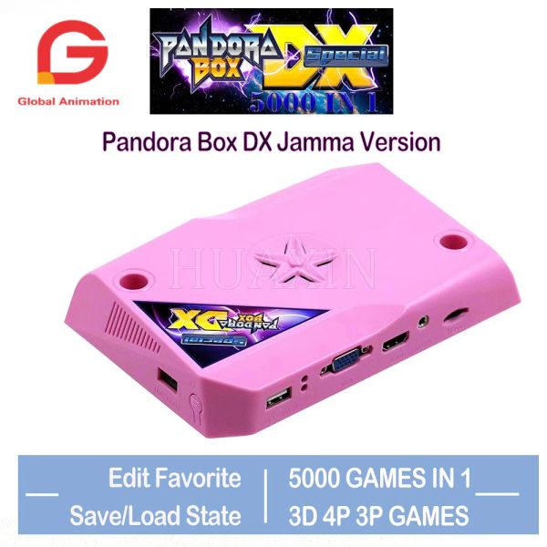 Pandora Box original DX Special Arcade 5000 em 1 Jamma Board CRT CGA VGA HDMI Compatível tem 3p 4p High Score Record 3D Tekken