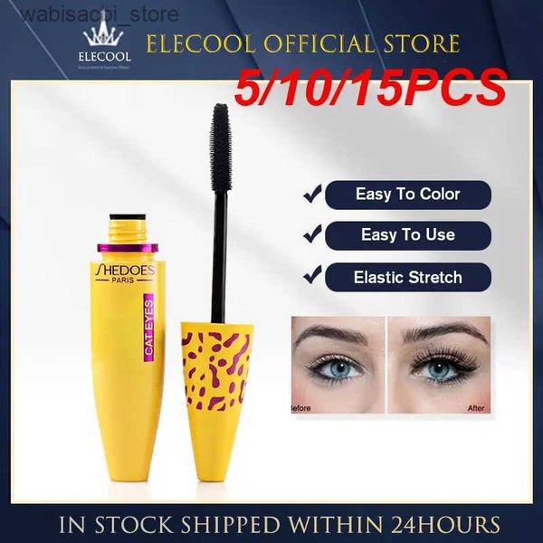 Mascara 5/10/15 PCS Mascara langlebig dicke lockige Wimpern, die alle Make -up -Verbesserung der Premium -Wimpern dicker Curling L49 dauern