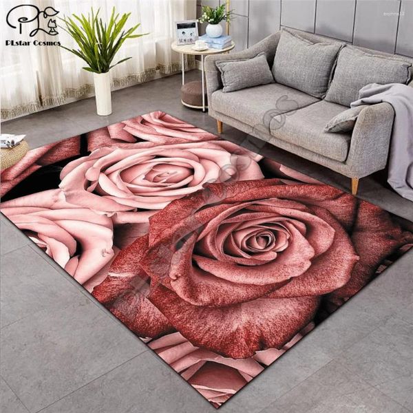 Tappeti in stile europeo moquette 3d fiore di alta qualità per tappeti soggiorno camera da letto tappetino da pavimento antiscivolo tappeti cucina area cucina07