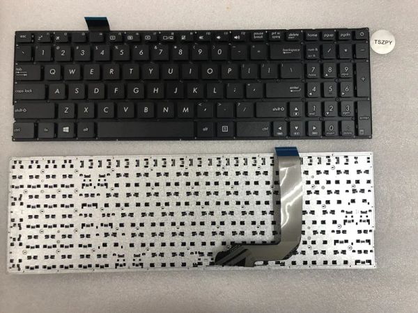 Keyboards Neue US -Tastatur für ASUS A542 A542B A542U A542UA A542UF A542UQ X542 X542U R542U K542 FL8000 A580U F580U (Power -Taste)