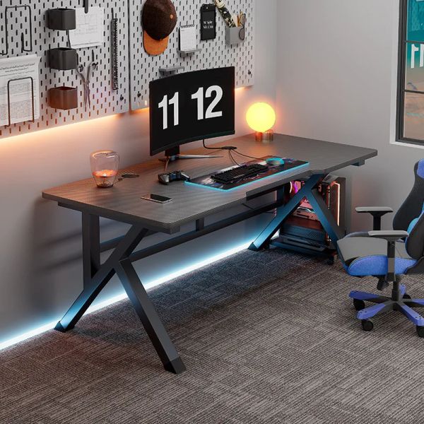 Desk-sports de computadores com bandeja de transportadora principal móvel para escritório de trabalho em casa que trabalha e tabela de jogos para laptop Stand Study Workbench