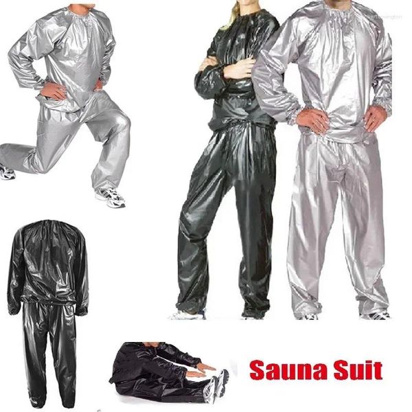 Abbigliamento da palestra Subito per sudore pesante SAUNA ESERIZIO FITNESS LASSO PESO ANTI-RIP M-3XL