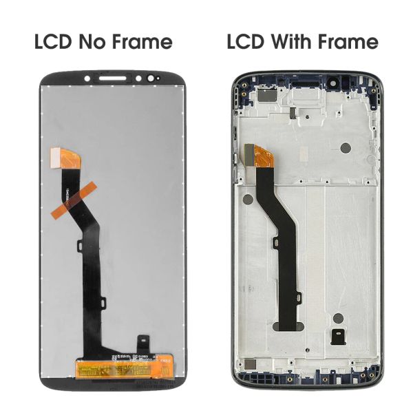 Nuovo originale da 5,7 '' per Motorola Moto G6 Play XT1922 XT1922-3 Visualizzazione LCD Visualizza screen con assemblaggio di frame per Moto G6 Play LCD