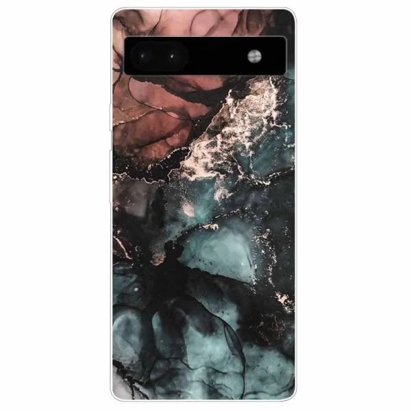 Per Google Pixel 7 Pro 5G Case PIXEL7 PAST TPU SILICO SILICONE MARBONE PROTECTORE COPERS