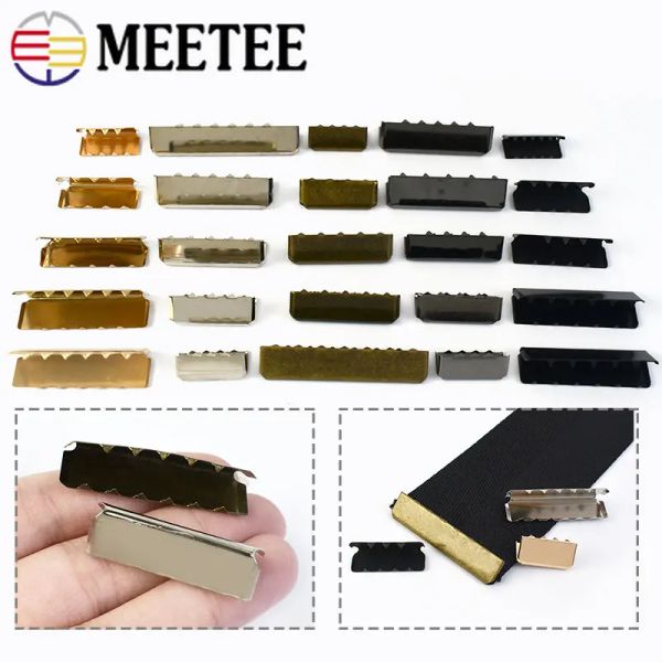 10/30/50pcs Metallgurt Clipschnalle zum Nähtenhosen Gürtel Reißverschluss Schwanz Schnallen Brieftasche Leder Endstopper Verschluss DIY -Accessoires