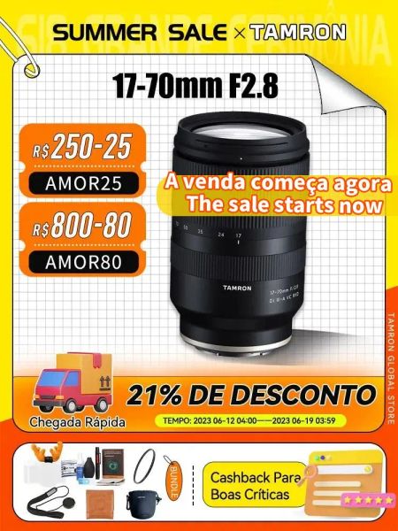 Accessori Tamron 1770mm f2.8 Autofocus Mirrorless Camera di grande obiettivo per Sony Zve10 A6400 per Fujifilm XT4 Tamron 17 70 Sony