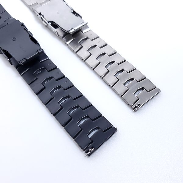 Strap da 22 mm per Samsung Galaxy Watch3 45mm/Galaxy Watch 46mm/Gear S3 Classic Smartwatch Watch Band Titanium Metal Wrist Bracciale