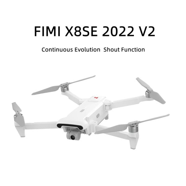 Droni FIMI X8 SE 2022 V2 Versione MEGAPHONE MODULO INFENORE 3AXIS CAMERA GIMBALE 10 km Quadcopter da 4K HDR professionale 35 minuti Tempo di volo