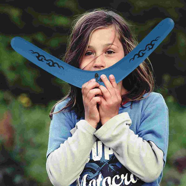 İlginç çocuklar ahşap bumerang oyuncak açık oyuncak boomerang oyunları