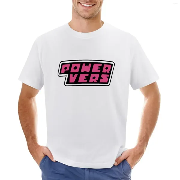 Men's Polos Power Vers T-shirt Blyse Tees de roupas vintage masculas camisas de treino