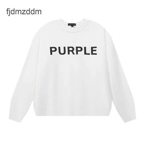 Jumper con cappuccio designer maschile con maniche lunghe viola lettere classiche stampati di alta qualità Magione a collo rotondo versatile per uomini e donne