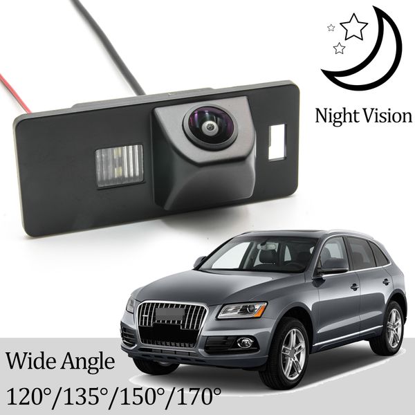 Ccd hd ahd fisheye camera de vista traseira para audi q5 8r 2008 2009 2010 2012 2012 2013 2014 2015 2016 2017 backup de carros monitor