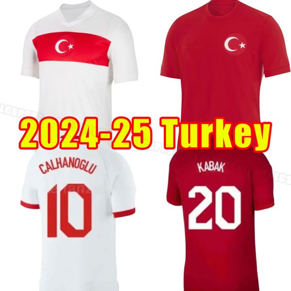 2024 Maglie da calcio Turchia Selcuk Cenk Tosun Arda Calhanoglu Yazici Shirt da calcio Burak Celik Demiral Ozan Kabak 2025 Away Away