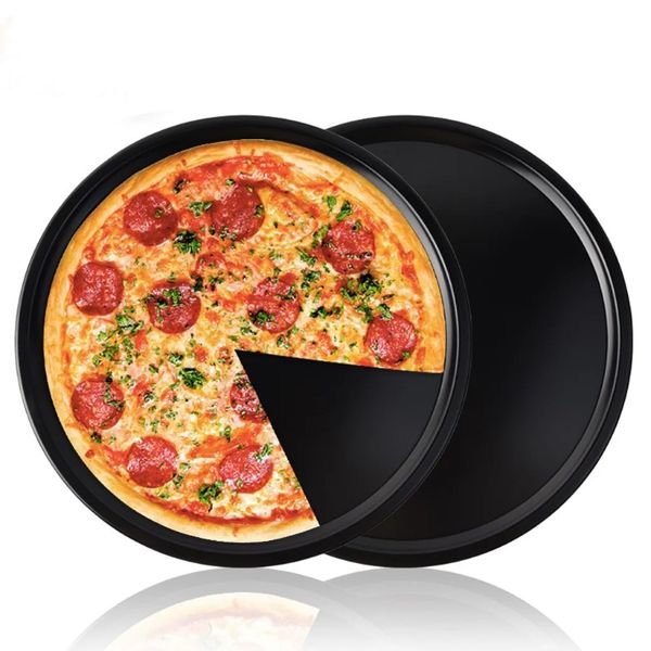 7inch Bakeware Pizza Pan Yapışmaz Bakeware Pizza Tavası Yapışmaz Mutfak Krep Turta Tabağı Yemekleri Tutucu