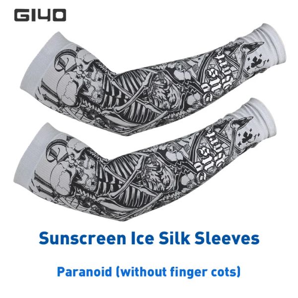 Giyo anti-sunburn Ice шелковые рукава для рук Lycra Ice Fabric дышащий быстро сухой на открытом воздухе