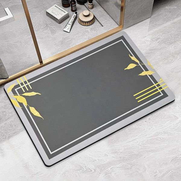 Halılar Kauçuk Banyo Mat Emici Banyo Halı Slip Donmat Paspaslar Çiçek Duş Halı Giriş Kapısı Tuvalet Kolay Temizlenmesi