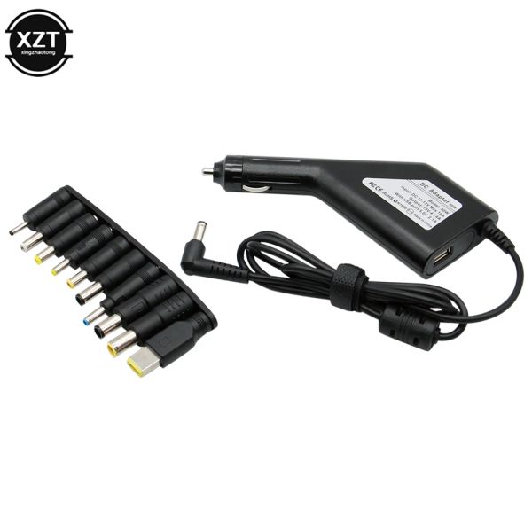 Adattatore Adattatore per laptop universale per auto alimentatore da 90 W per ThinkPad/Acer/HP/Dell/Samsung/Lenovo/Asus/Phones Universal Car Chargr