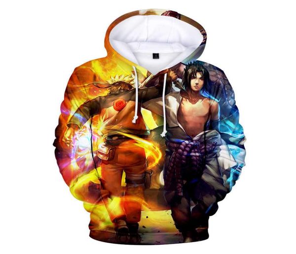 3 a 14 anos Kids capuz Anime Cloud Red Cloud 3D Print Boys Girl Hoodie desenho animado Uzumaki Sweatshirt Casual Children Roupos X06107160537